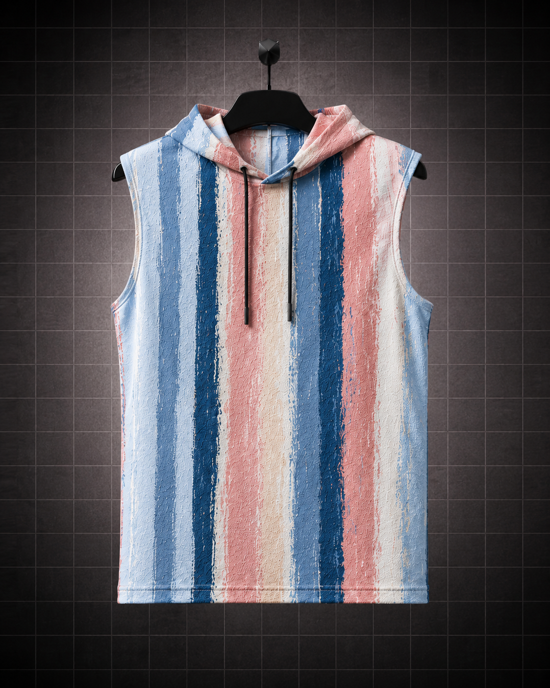 Coastal Breeze * Sleeveless Hoodie & Cargo Jogger Set#9
