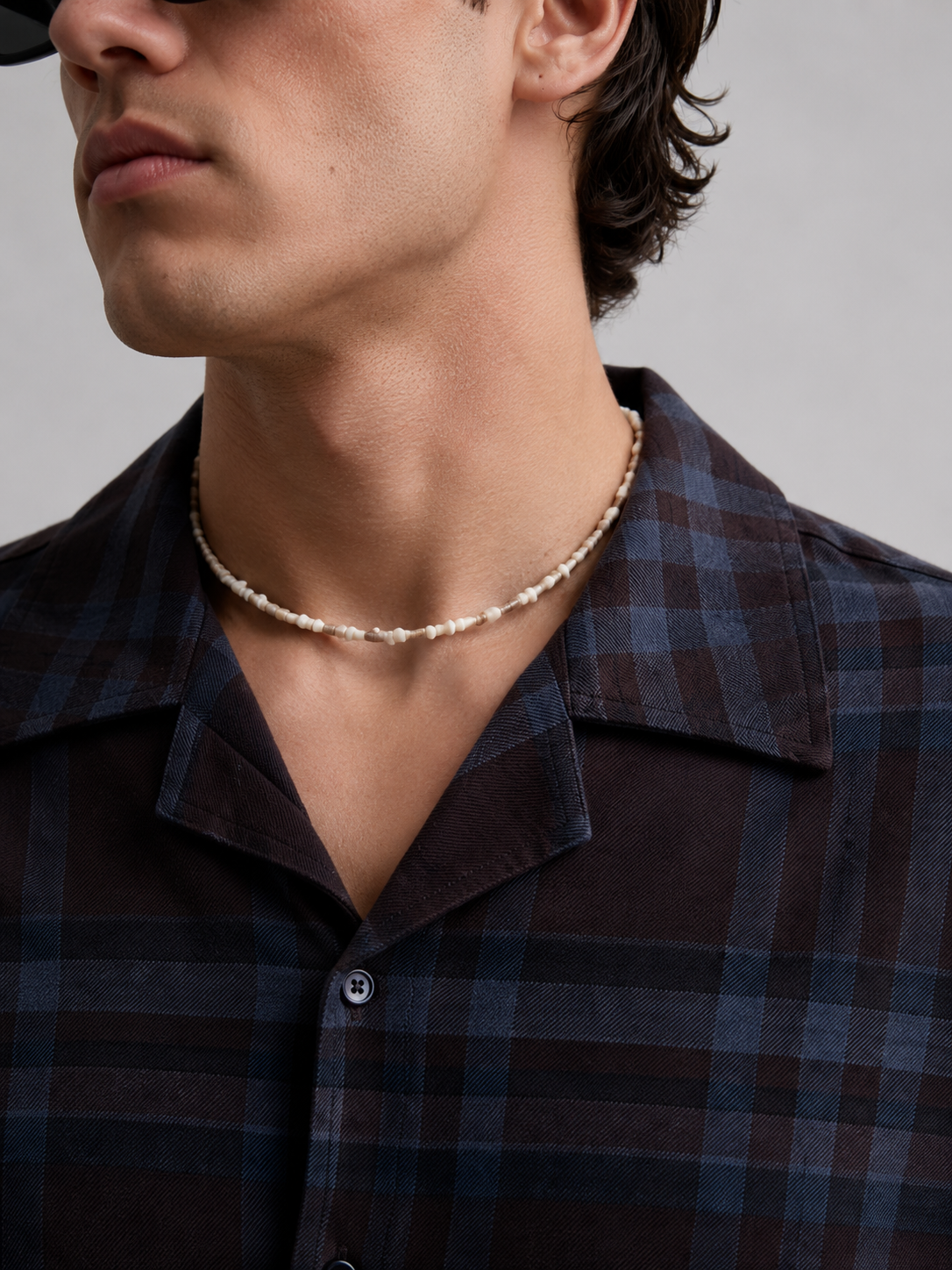 Essential Eyelet Cuban Shirt For Men #313