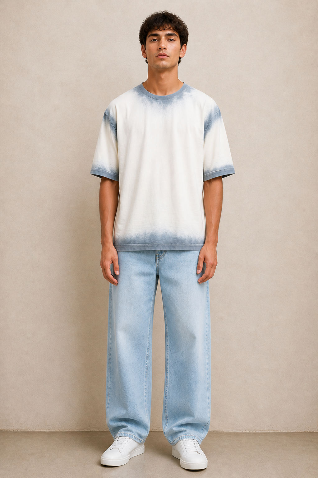 Dust Storm * SPRAY DYED OVER SIZE TEE  #2