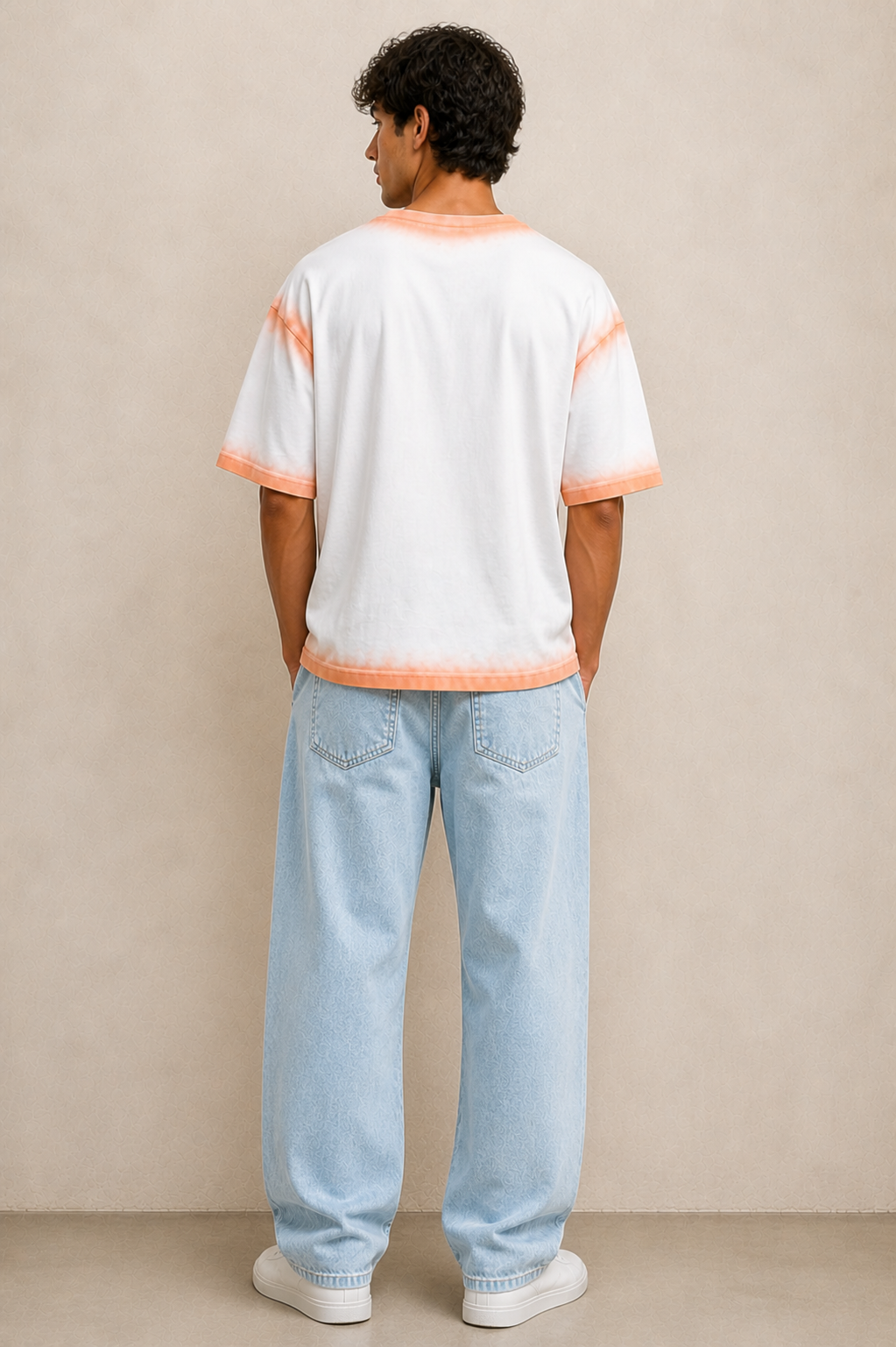 Coastal Fade * SPRAY DYED OVER SIZE TEE  #1