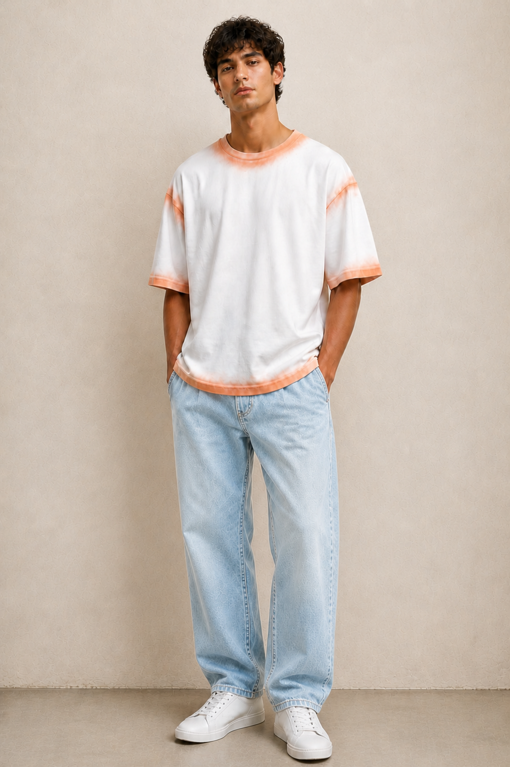 Coastal Fade * SPRAY DYED OVER SIZE TEE  #1