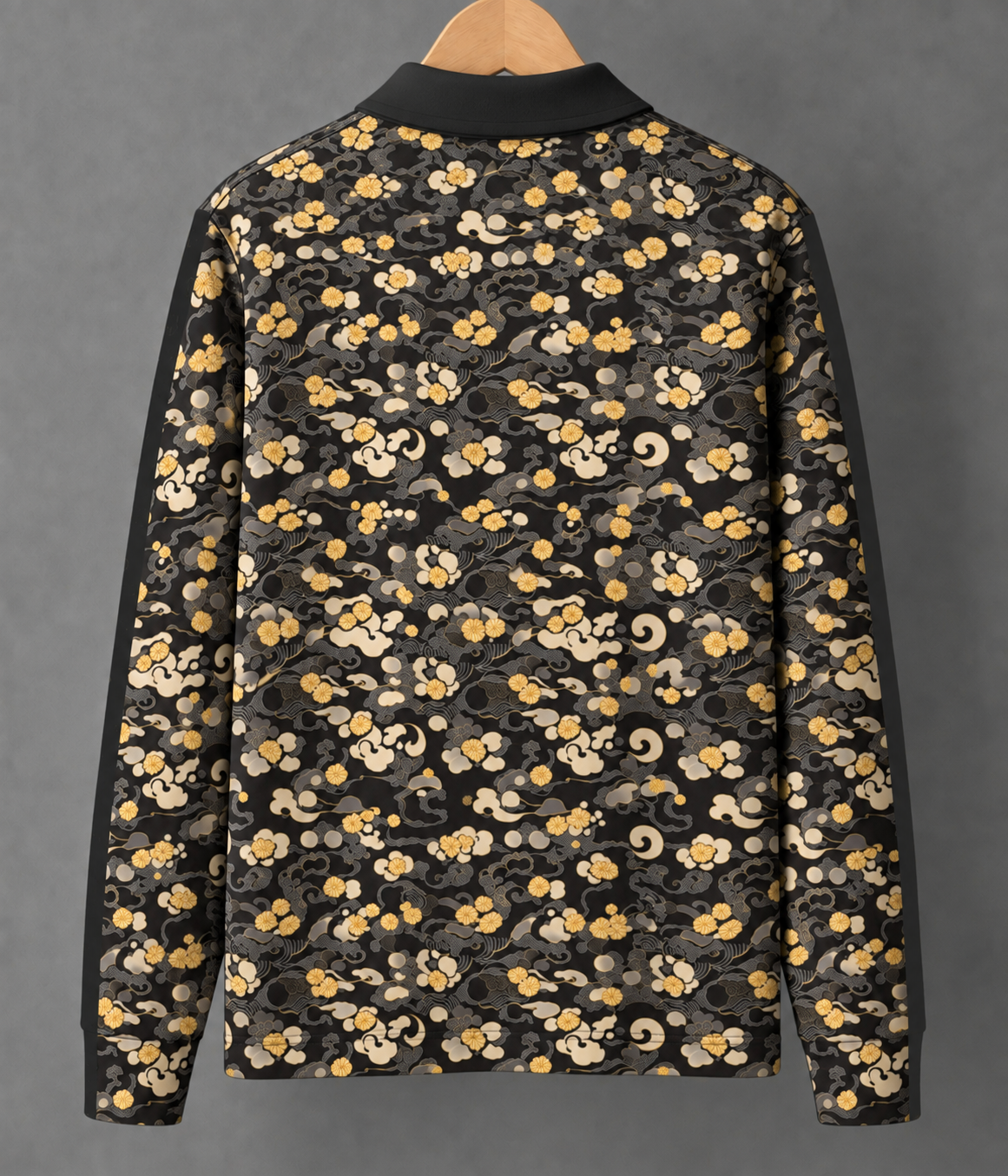 COTTON PRINTED Full Sleeve Polo Tee #67