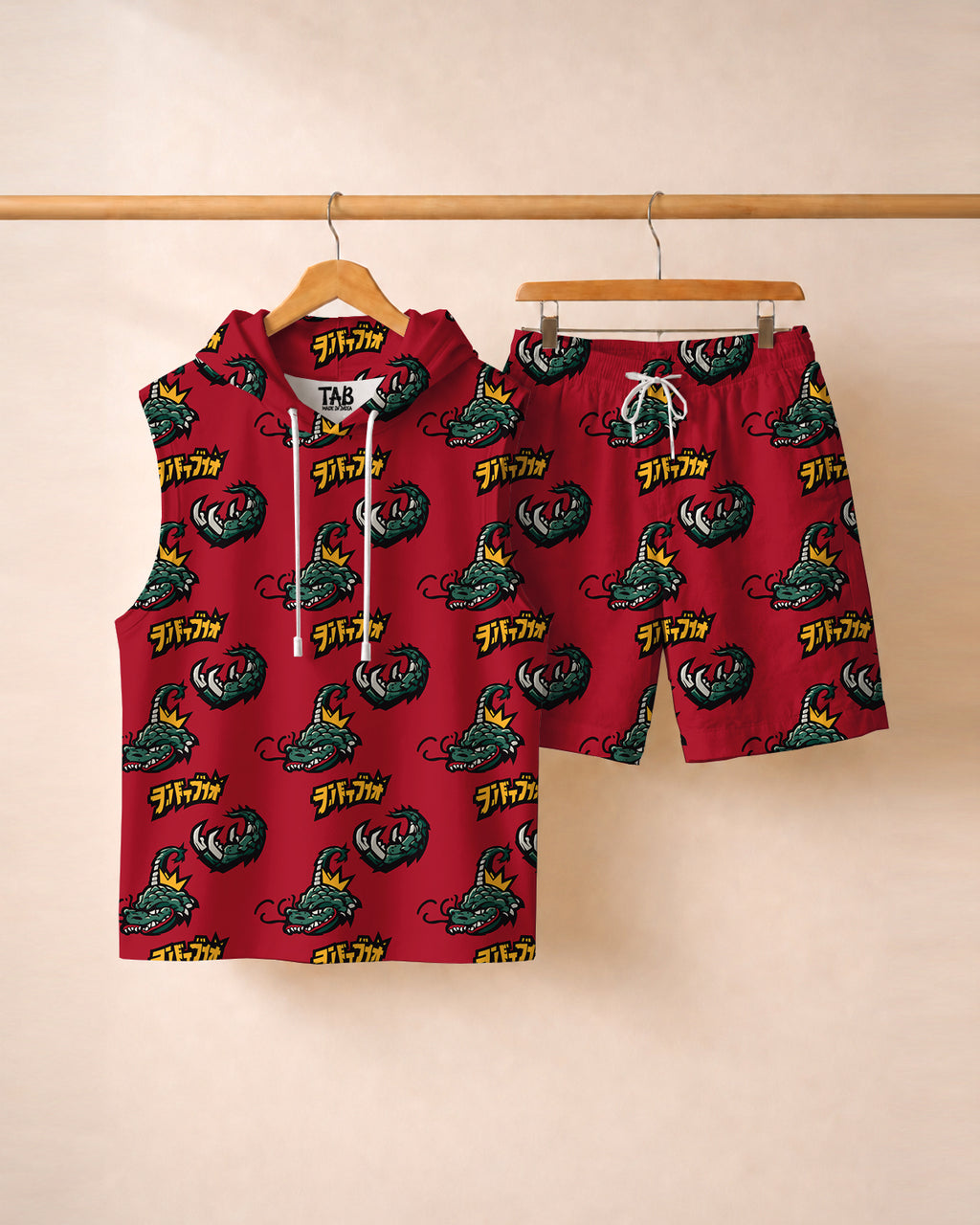 Dragon Reign * Vest Hoodie & Short Co-Ord Set#10
