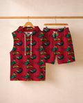 Dragon Reign * Vest Hoodie & Short Co-Ord Set#10