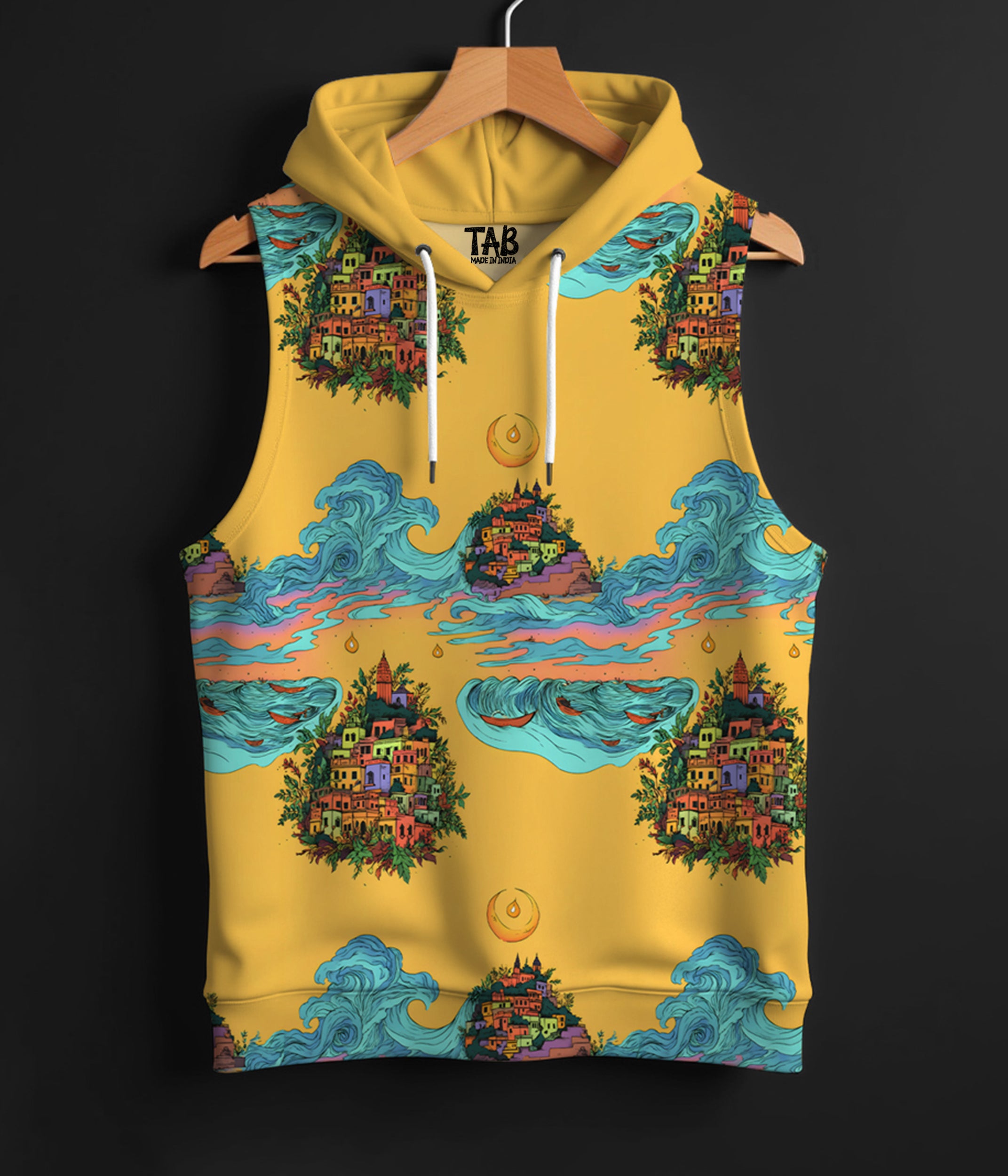 COVE* PRINTED HOODIE SANDO#52