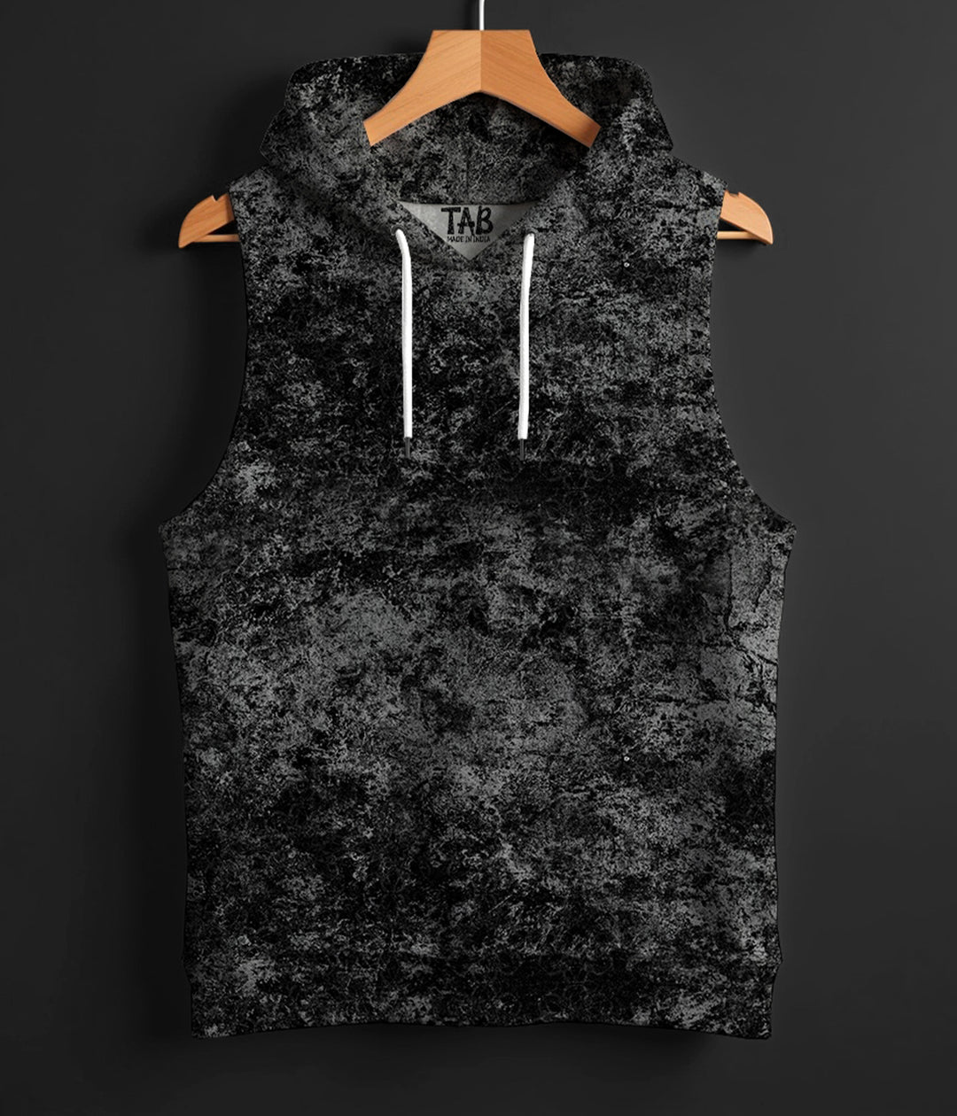 DarkWash* PRINTED HOODIE SANDO#39