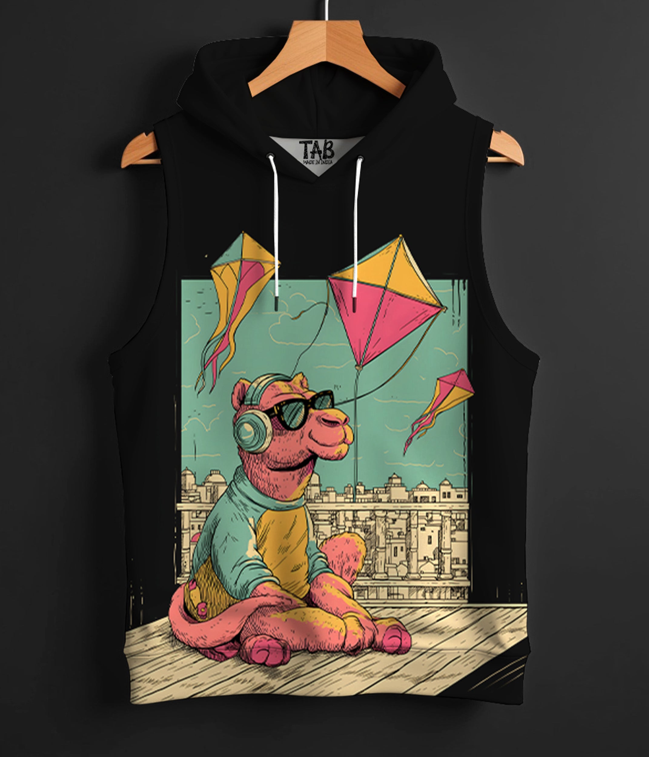 KITE * PRINTED HOODIE SANDO#32
