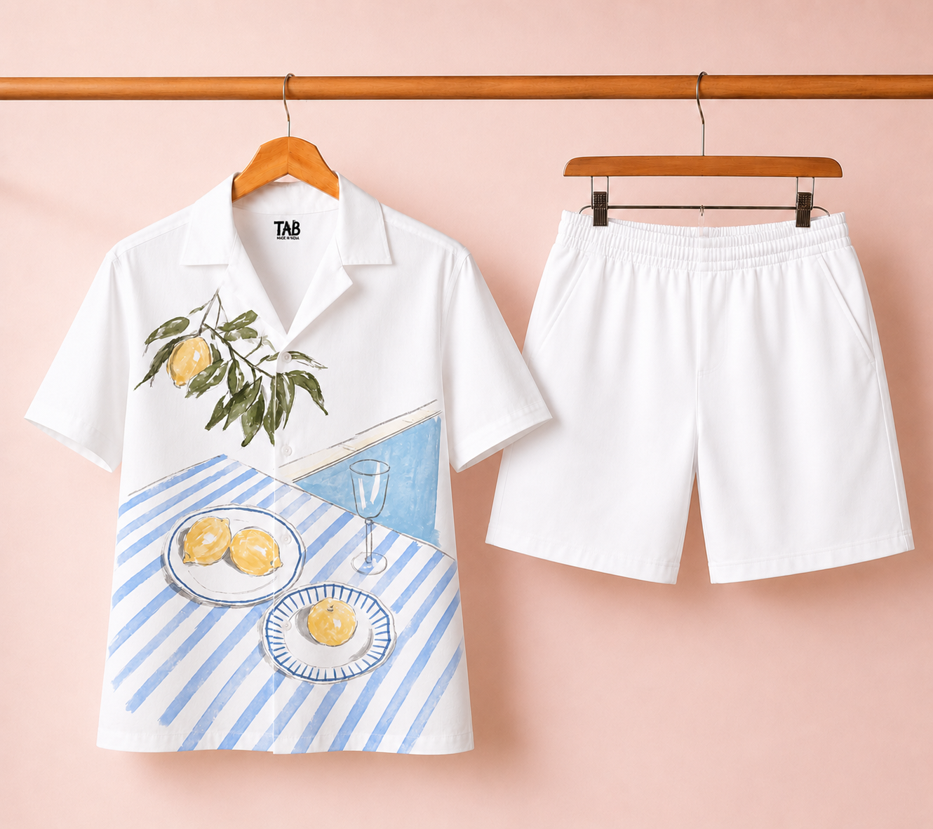 Limoncello * Shirt & Short Co-Ord Set#14