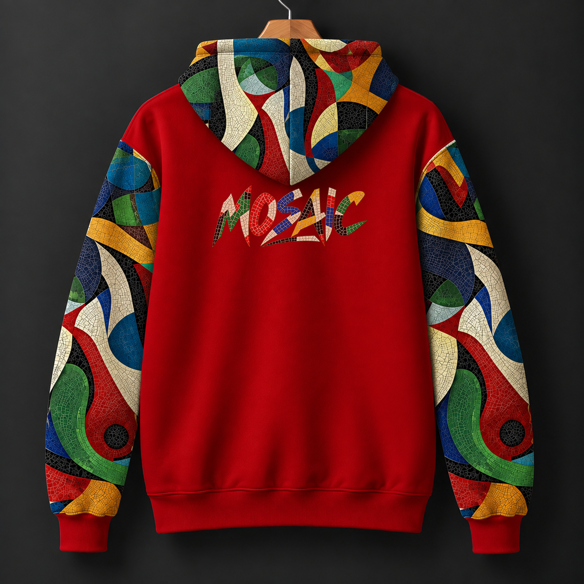 Mosaic* All Over Printed Hoodie#34