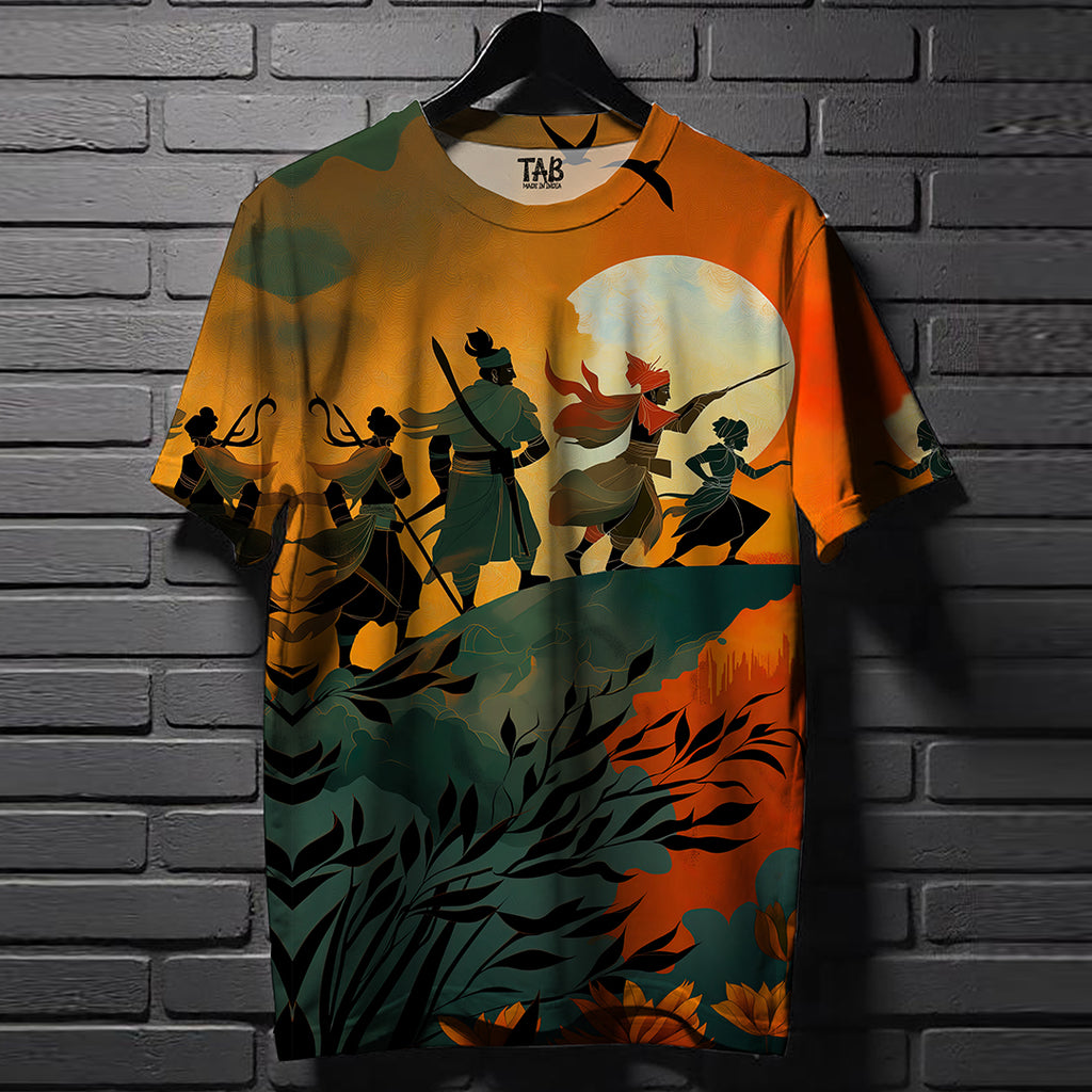All Over Printed  Tee#218