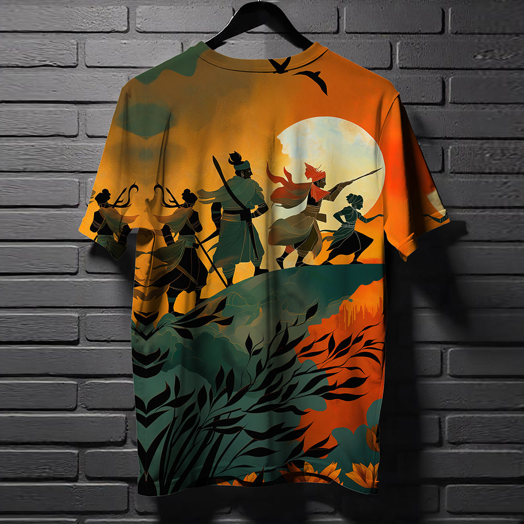 All Over Printed  Tee#218