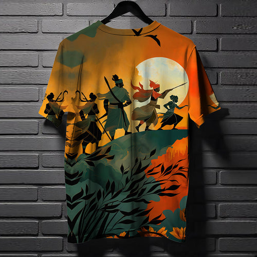 All Over Printed  Tee#218