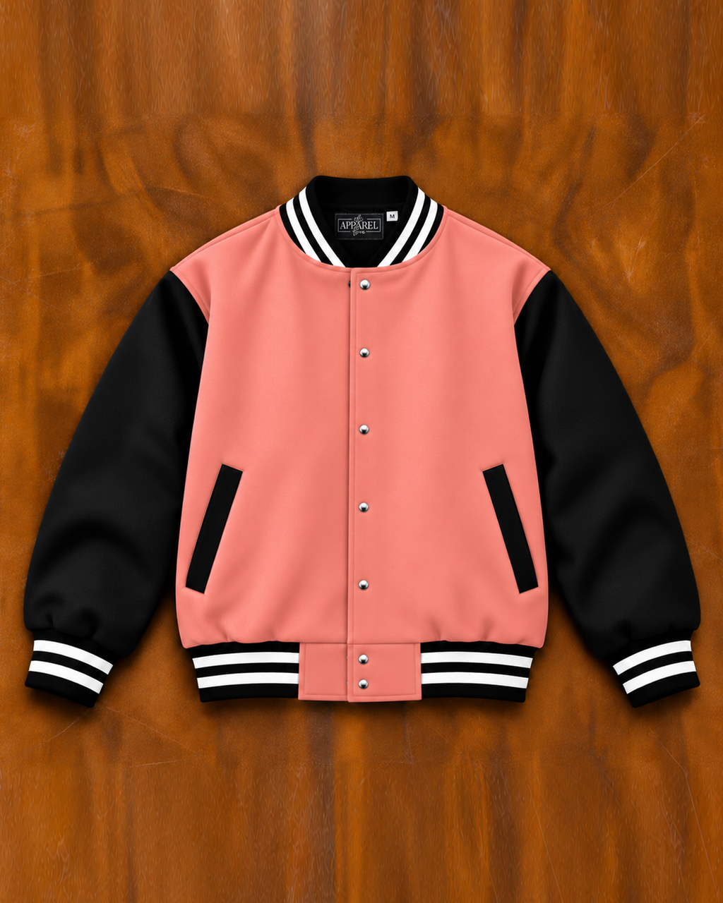 Peachy Noir* Varsity Jacket #4