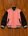 Peachy Noir* Varsity Jacket #4