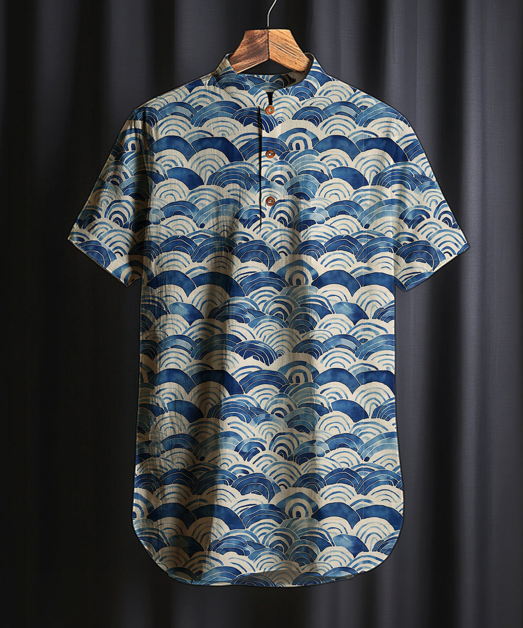 Printed Short Kurta #7