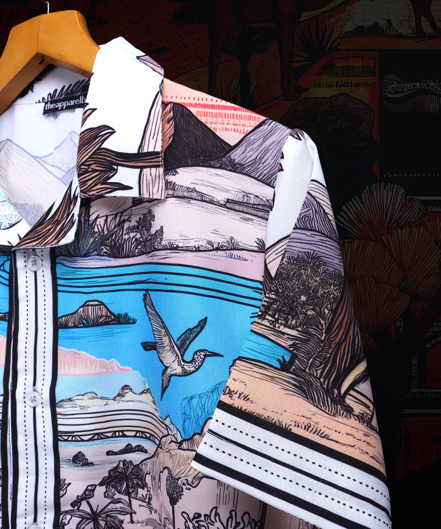 Savanna - Cuban Collar Shirt #284