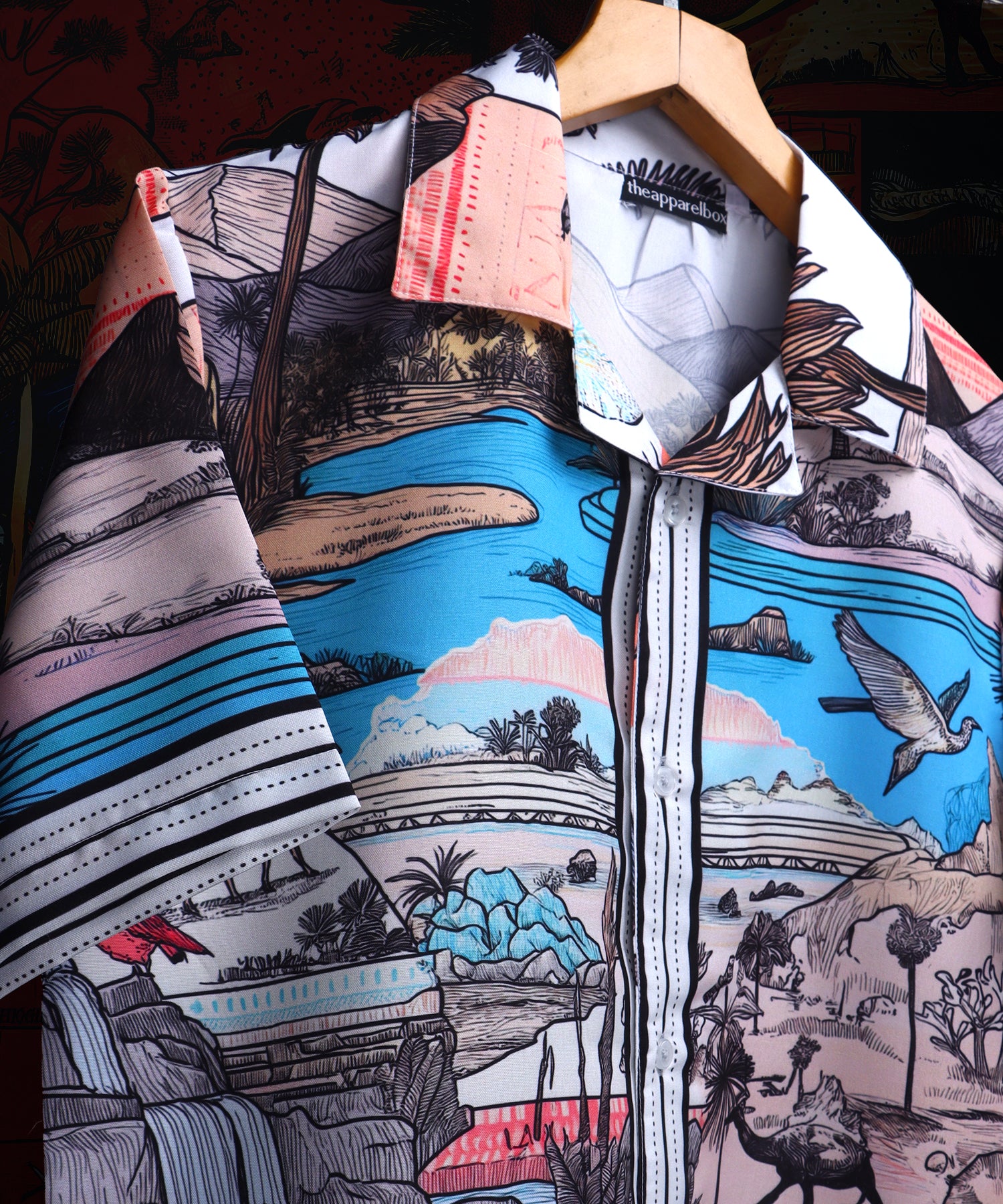 Savanna - Cuban Collar Shirt #284