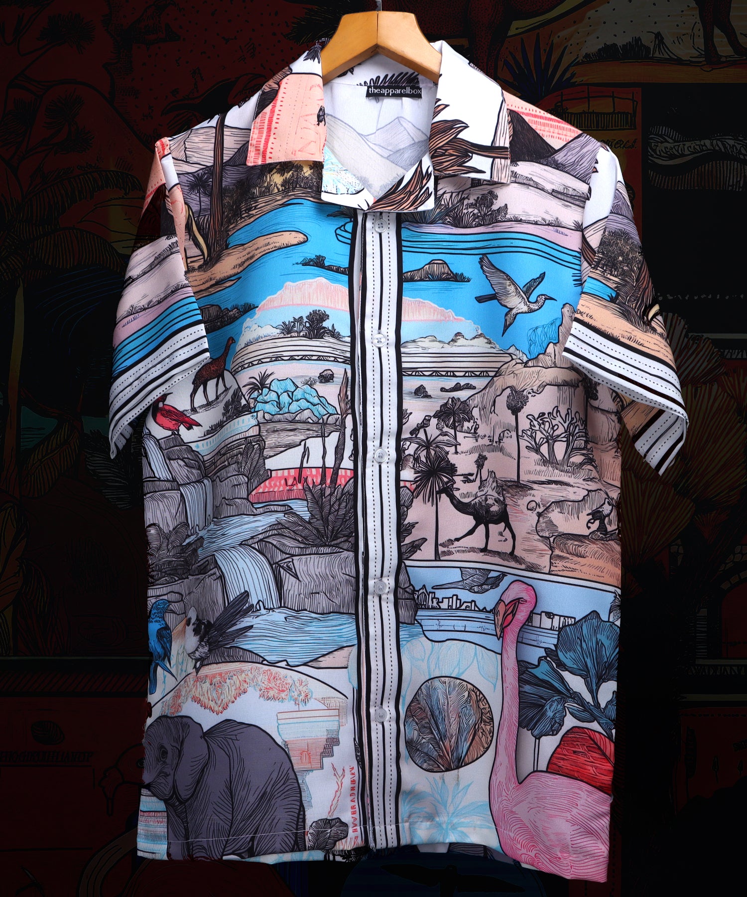Savanna - Cuban Collar Shirt #284