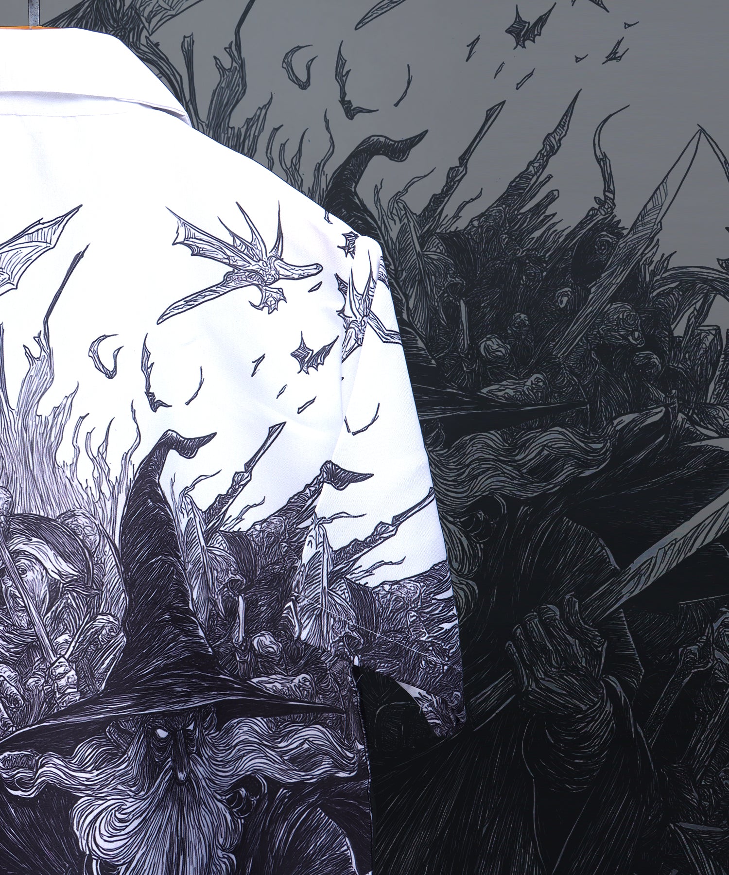 Ravencloak - Cuban Collar Shirt #285