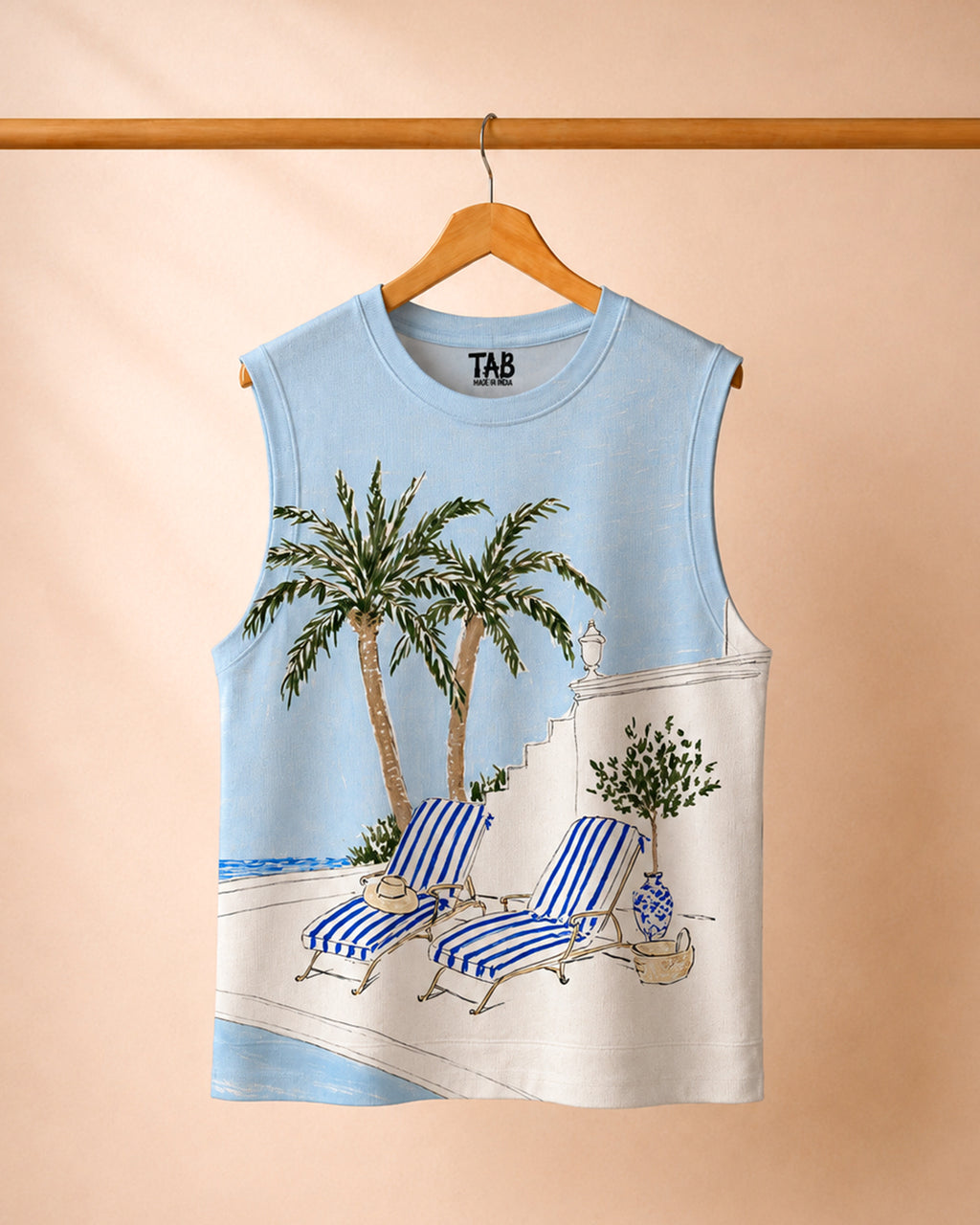 Santorini * Vest & Short Co-Ord Set#15