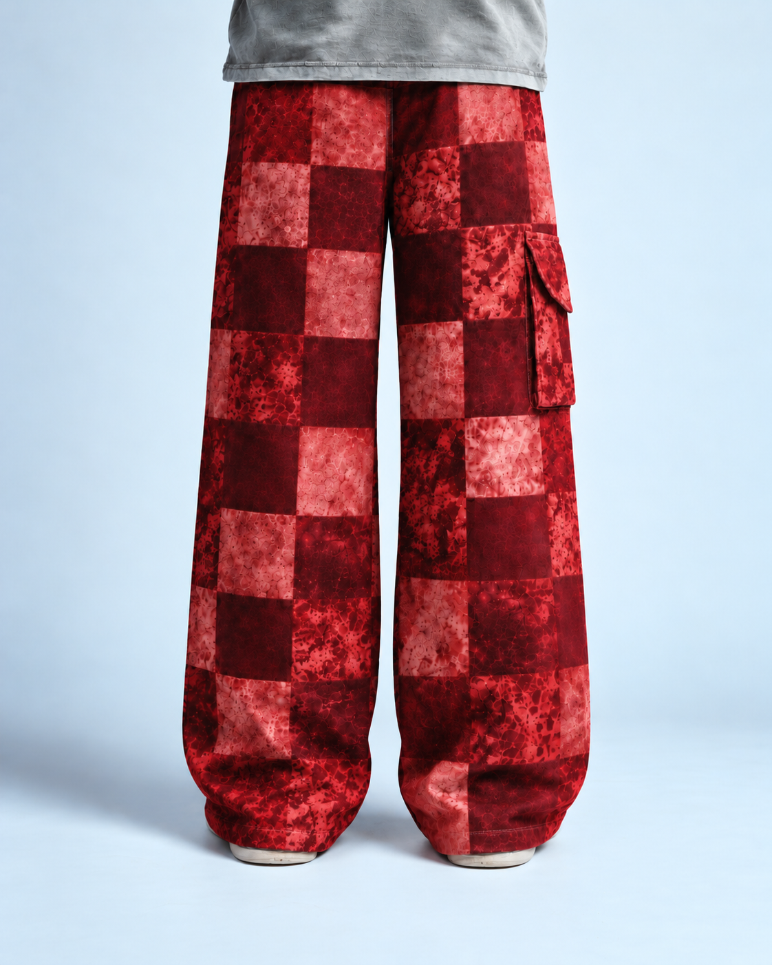 Crimson Mosaic* Street Wide leg #7