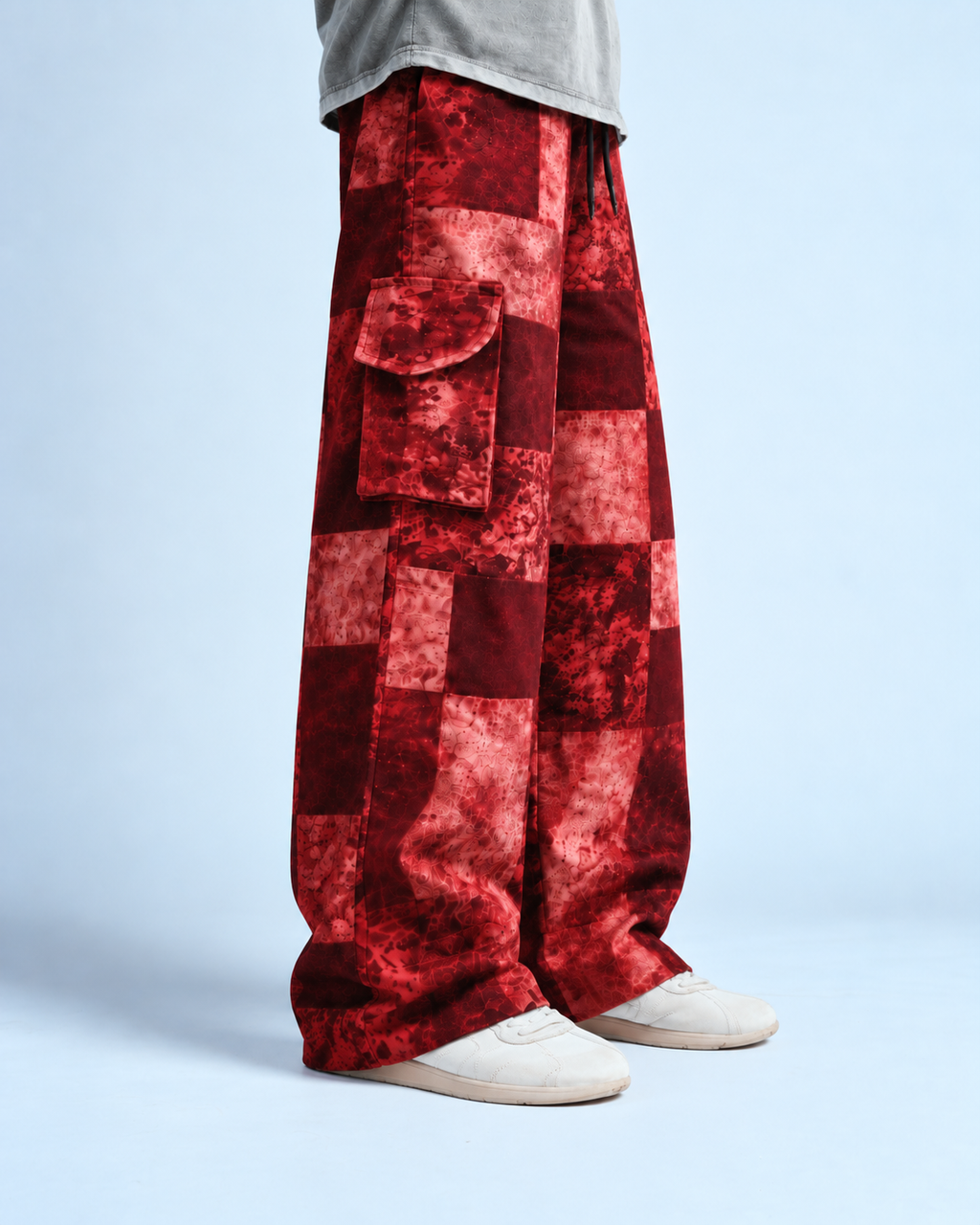 Crimson Mosaic* Street Wide leg #7