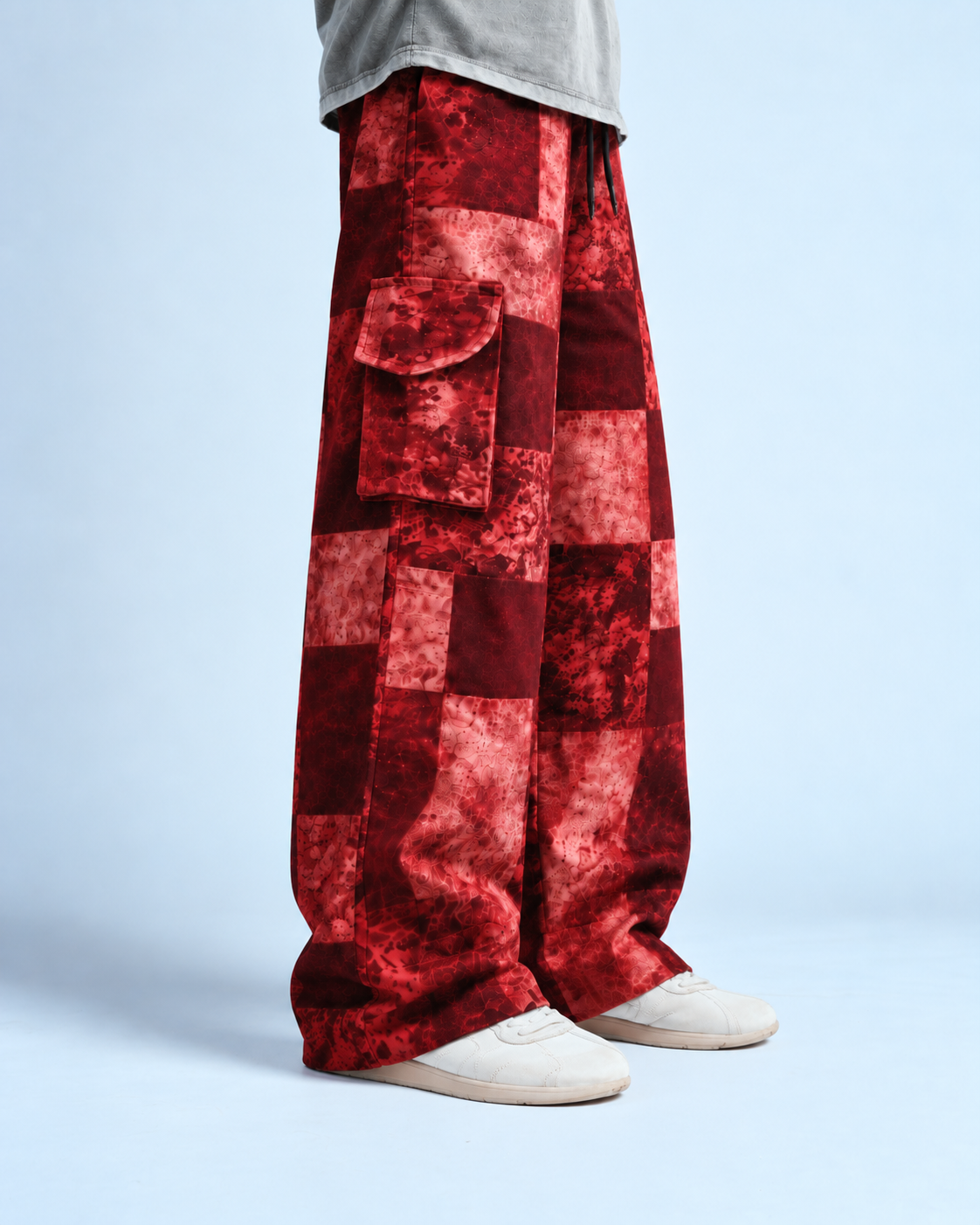 Crimson Mosaic* Street Wide leg #7