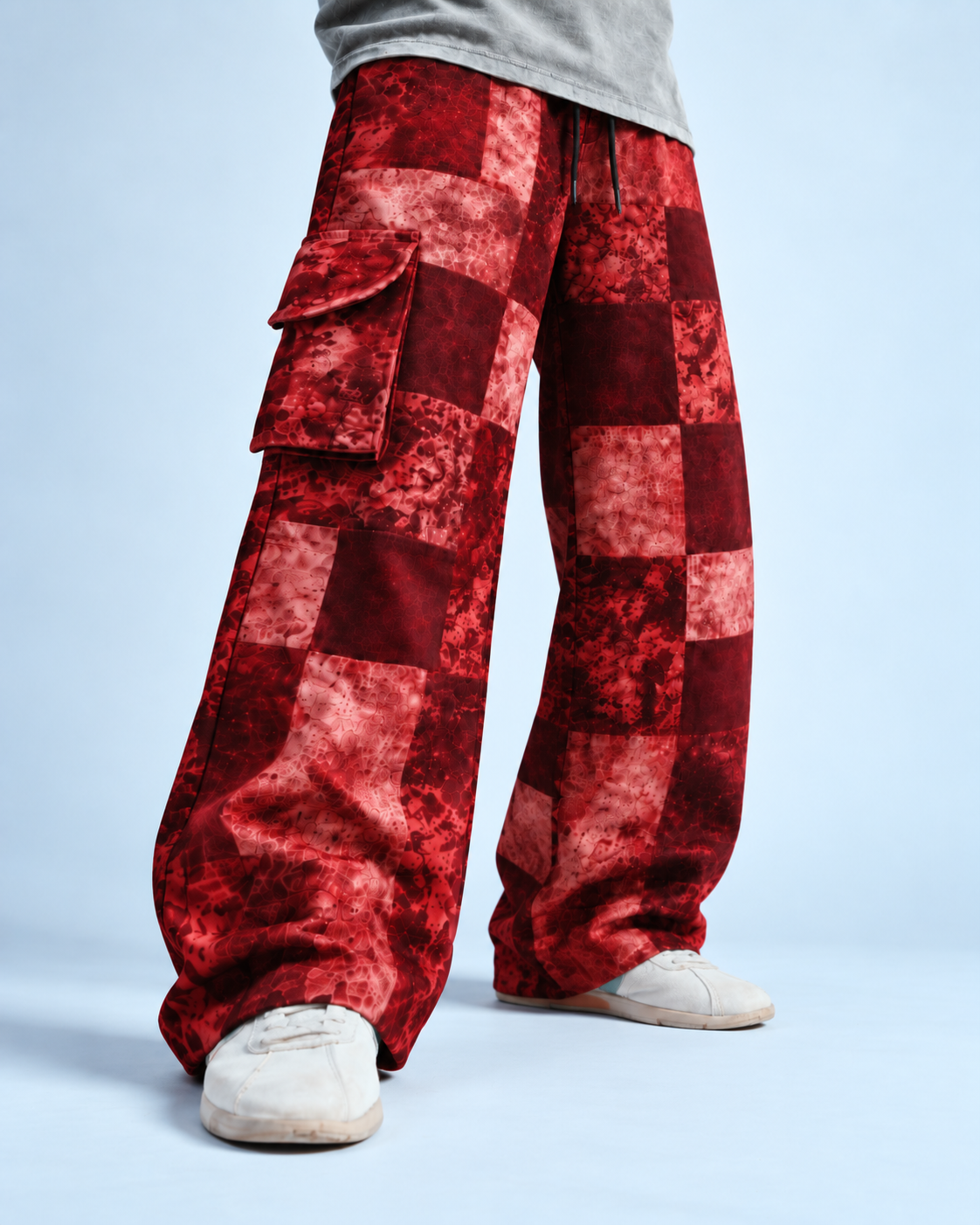 Crimson Mosaic* Street Wide leg #7