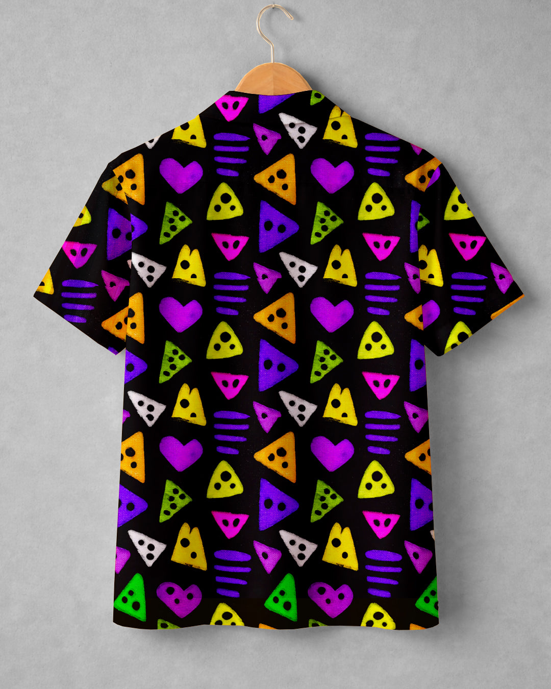 Pixel Pop * Cuban Collar Shirt #300