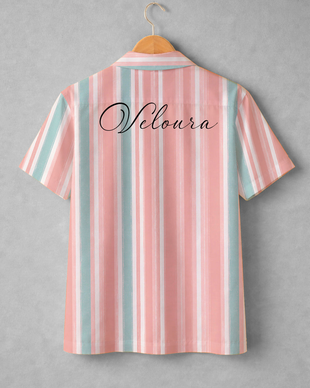 Sorbet Garden * Cuban Collar Shirt #301