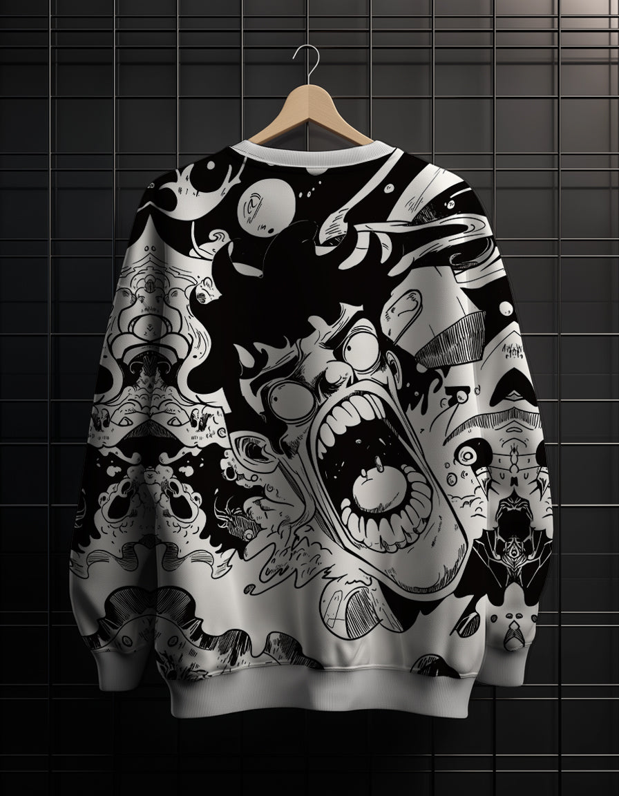 ALL OVER PRINTED * Sweatshirt #65