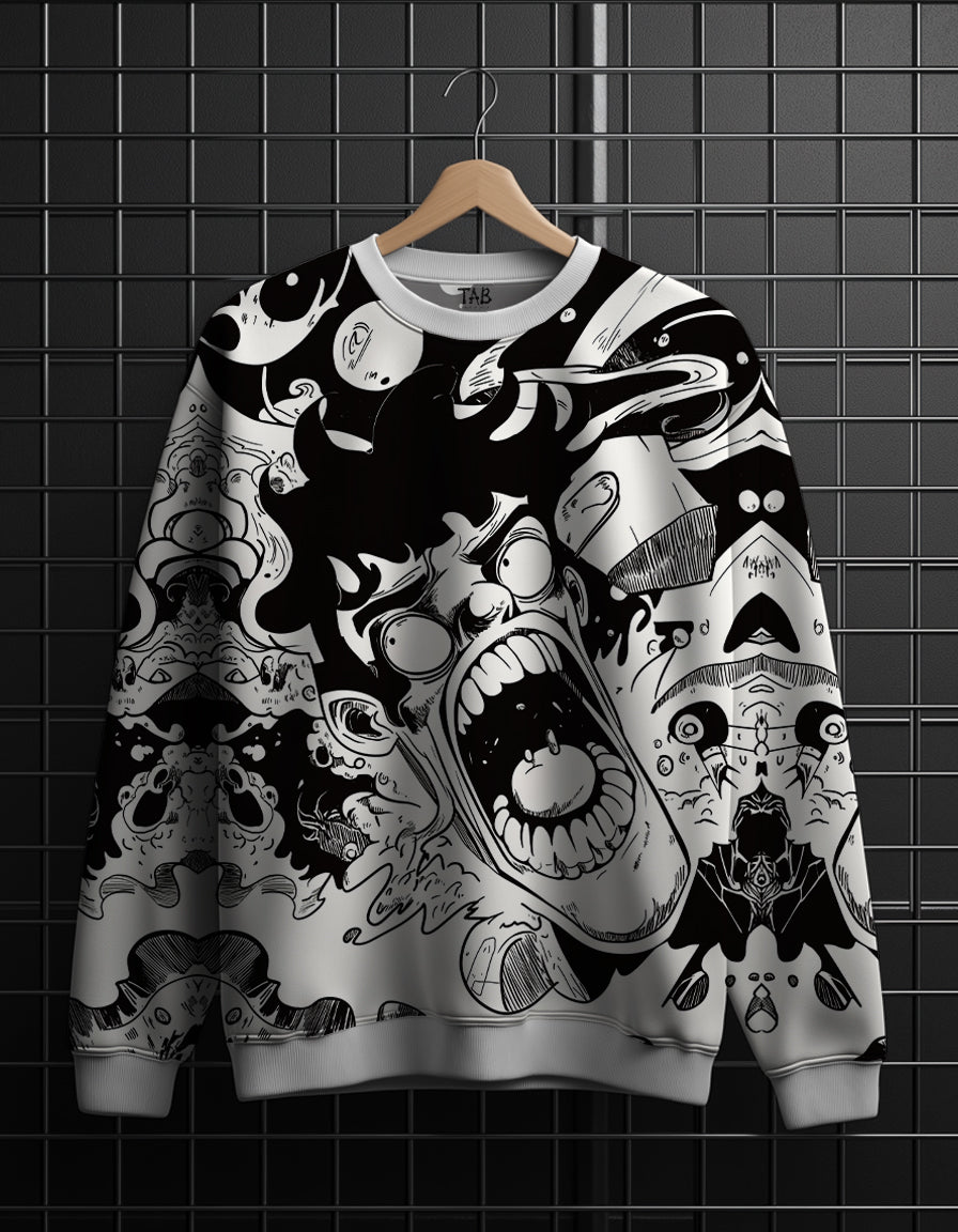 ALL OVER PRINTED * Sweatshirt #65