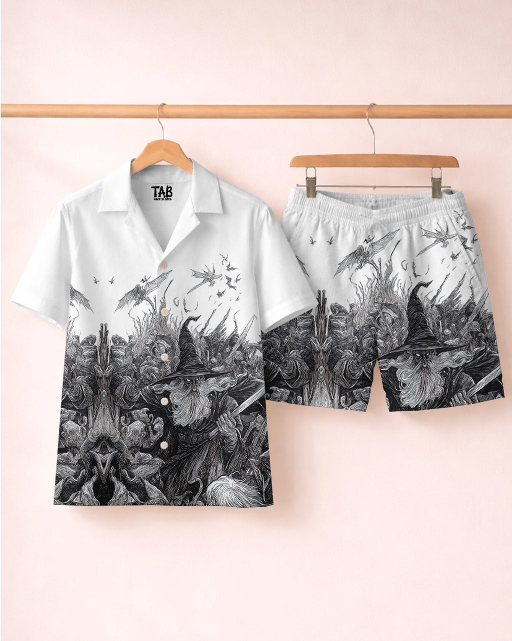 BLACKSPELL * Shirt & Short Co-Ord Set#8