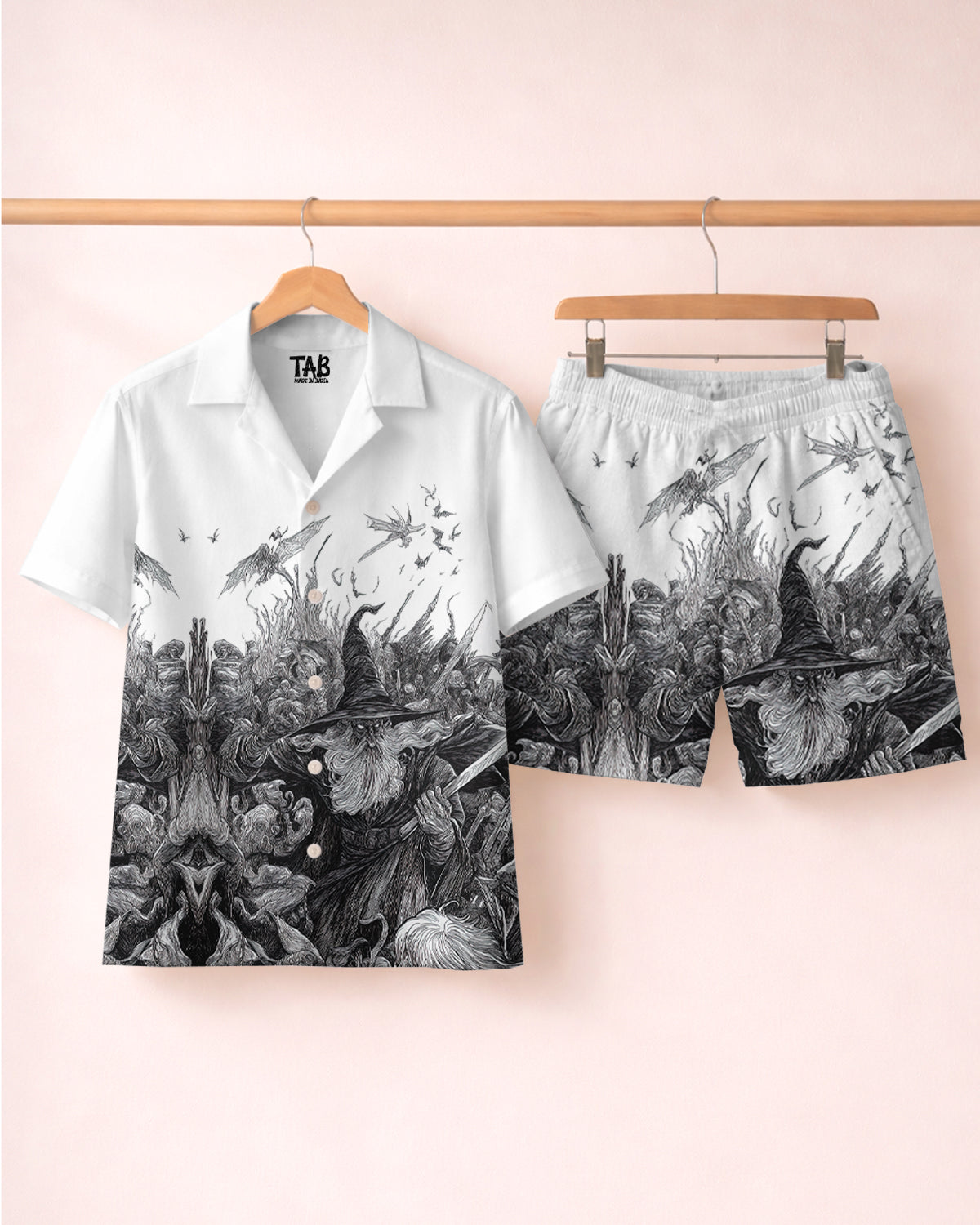 BLACKSPELL * Shirt & Short Co-Ord Set#8