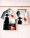 Silent Warrior * Shirt & Short Co-Ord Set#11