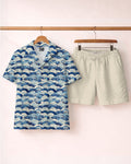 Coastal Rhythm * Shirt & Short Co-Ord Set#9