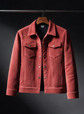 Terracotta* Corduroy Trucker Jacket #6