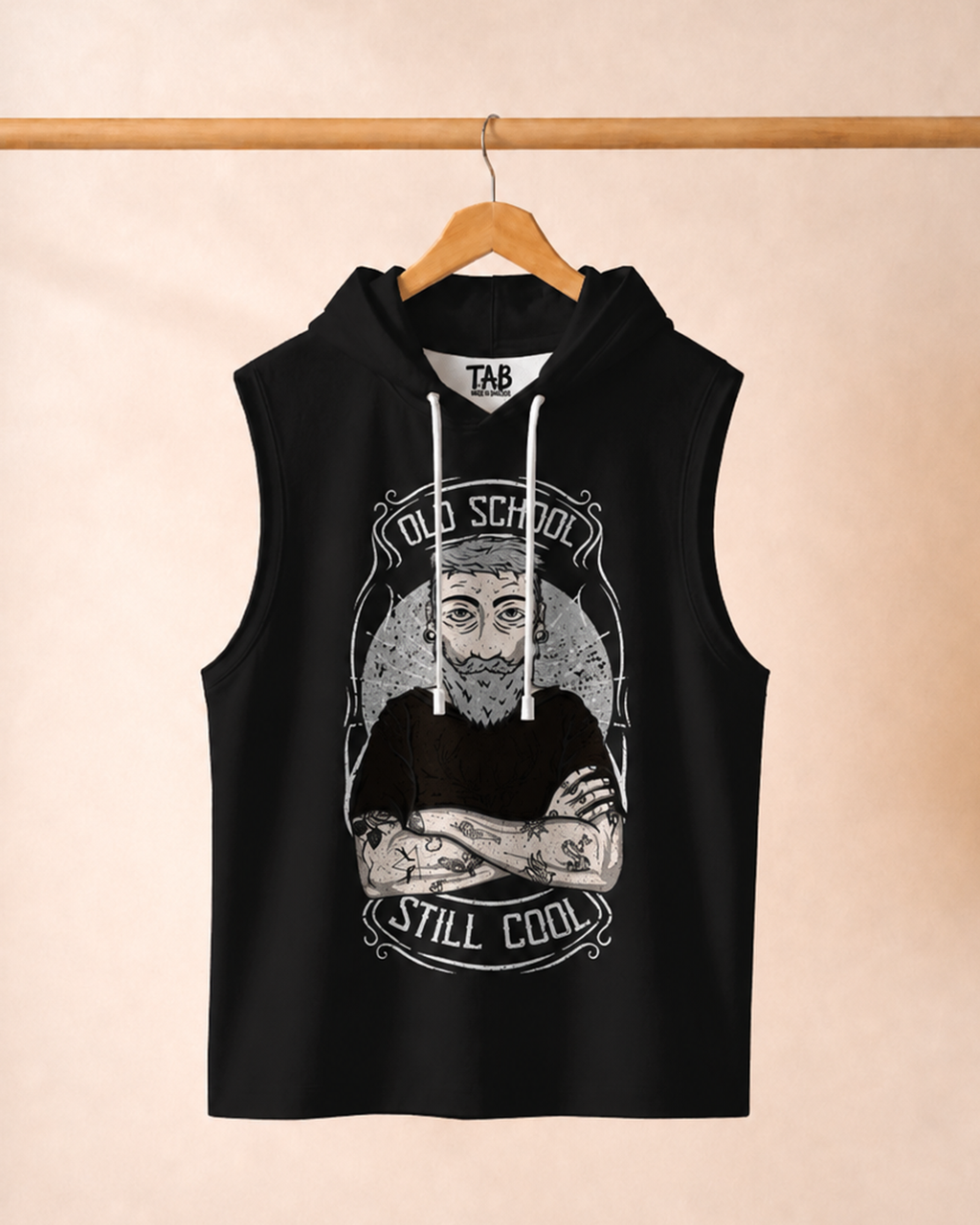 Black Rebel * Vest Hoodie & Short Co-Ord Set#1