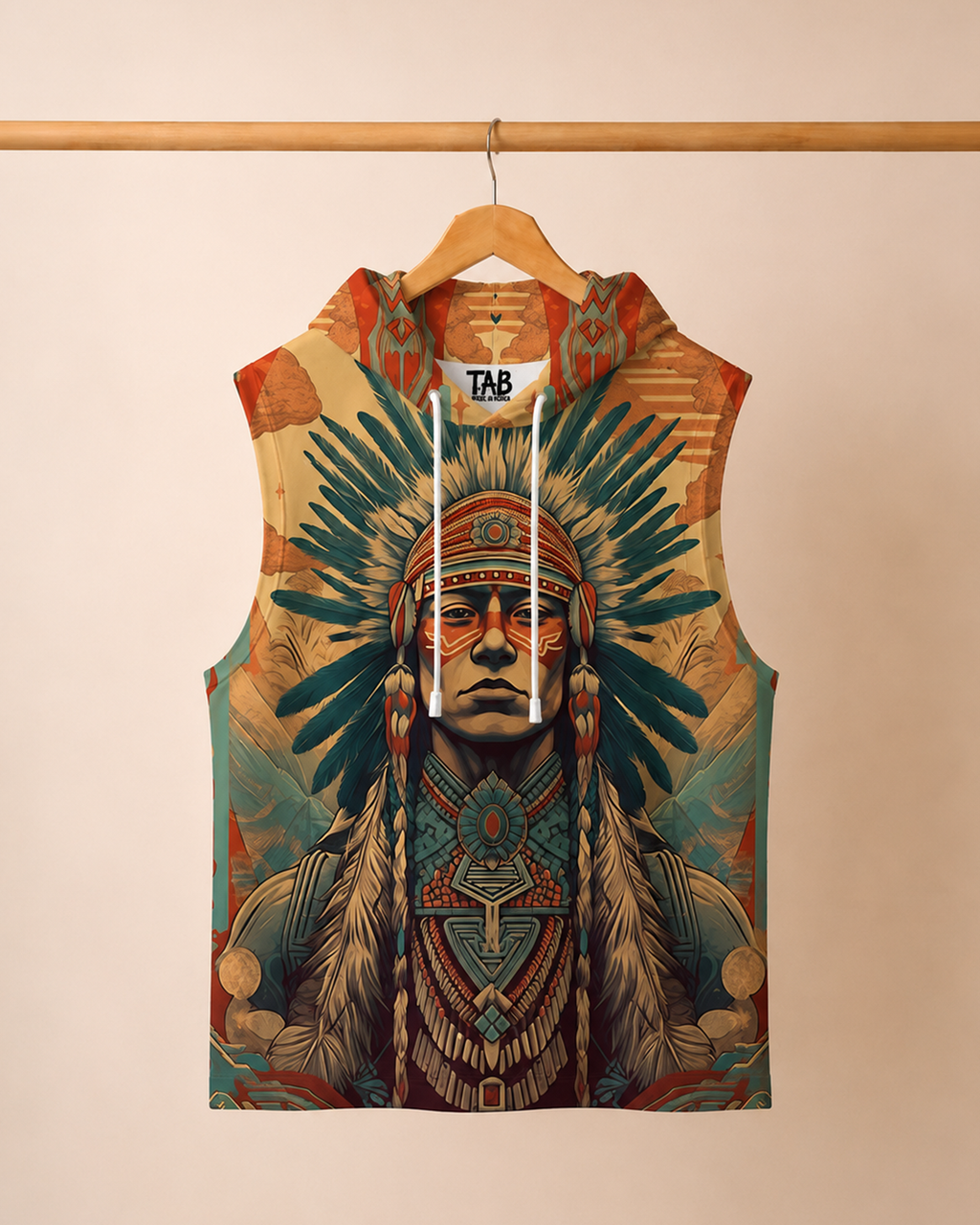 Tribal Legacy * Vest Hoodie & Short Co-Ord Set#4