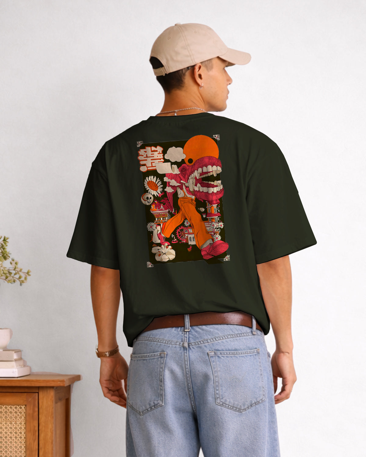 PRINTED OVERSIZE TEE#6