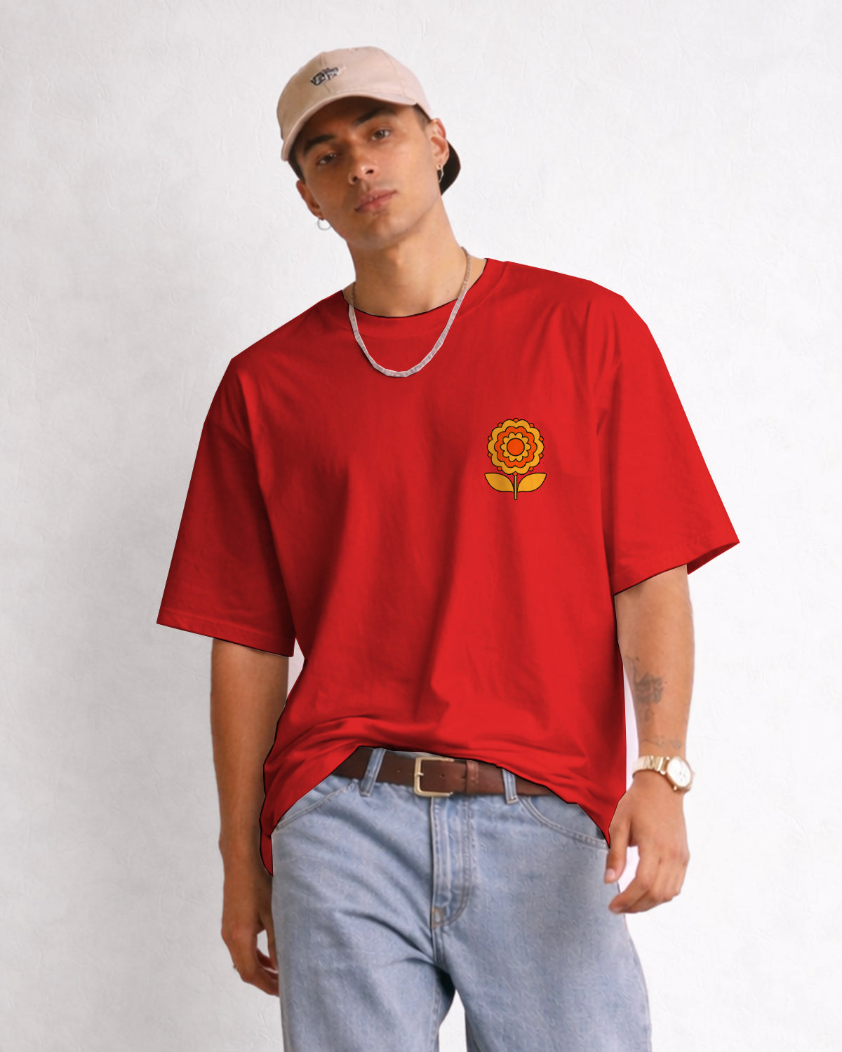 PRINTED OVERSIZE TEE#8