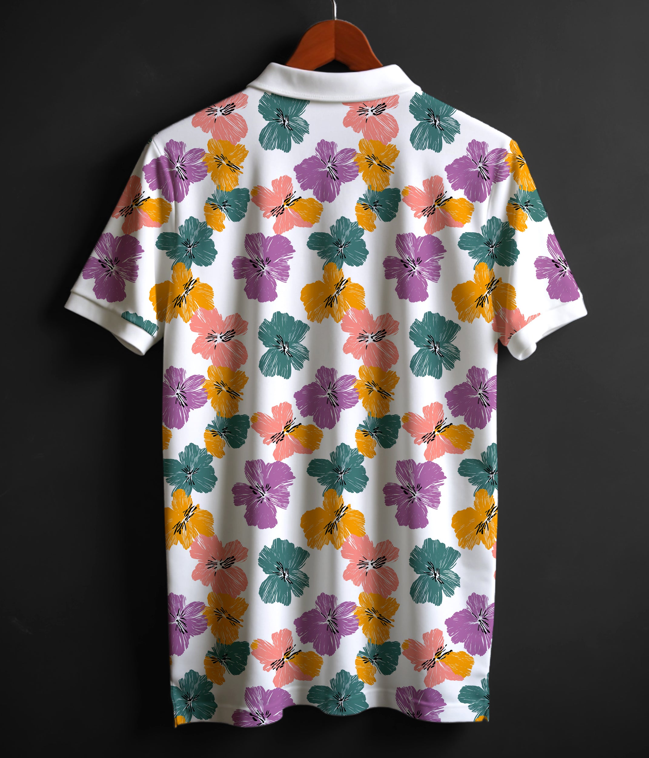 Floral * Polo Tee #58