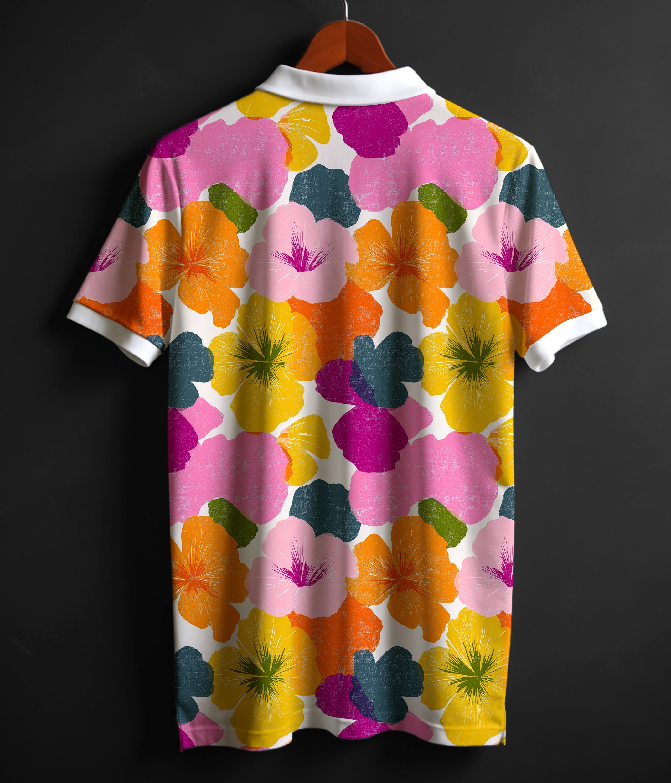 Vibrant Flora * Polo Tee #59