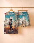 Skybound Dreams* Vest & Short Co-Ord Set#6