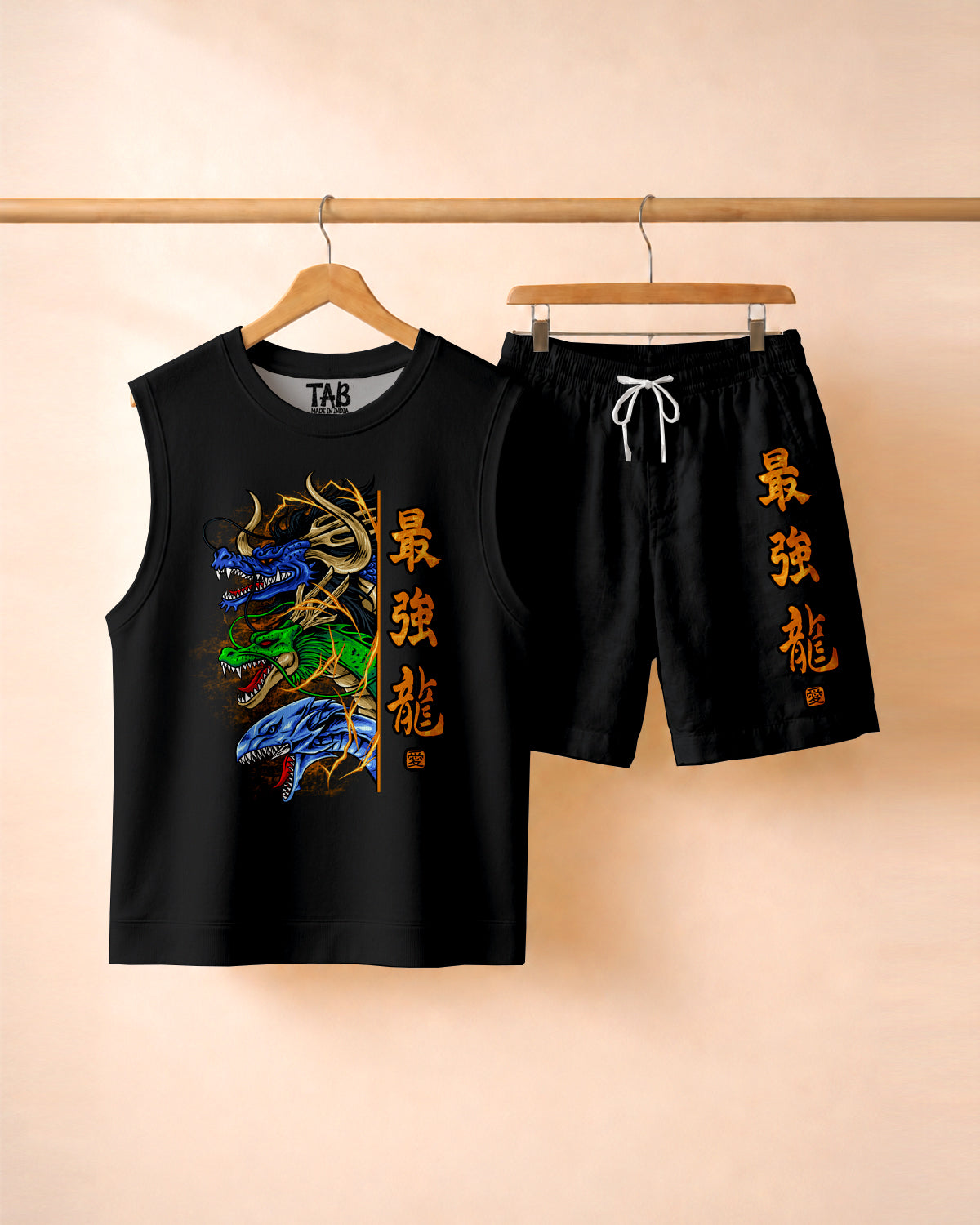 Dragon Force* Vest & Short Co-Ord Set#7