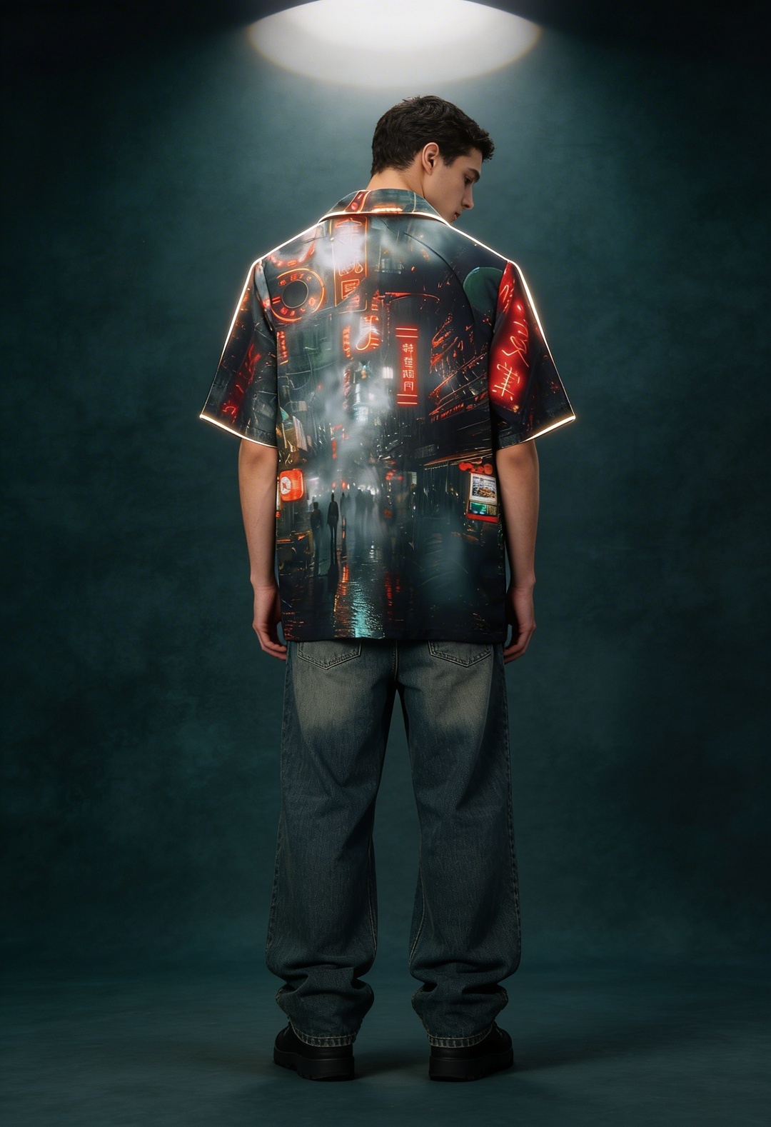 Kyoto Glow - Cuban Shirt #279