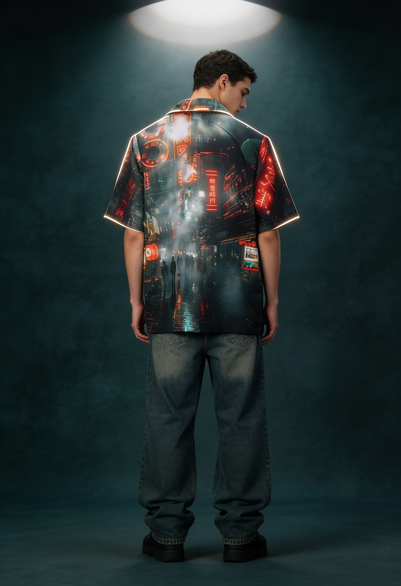 Kyoto Glow - Cuban Shirt #279