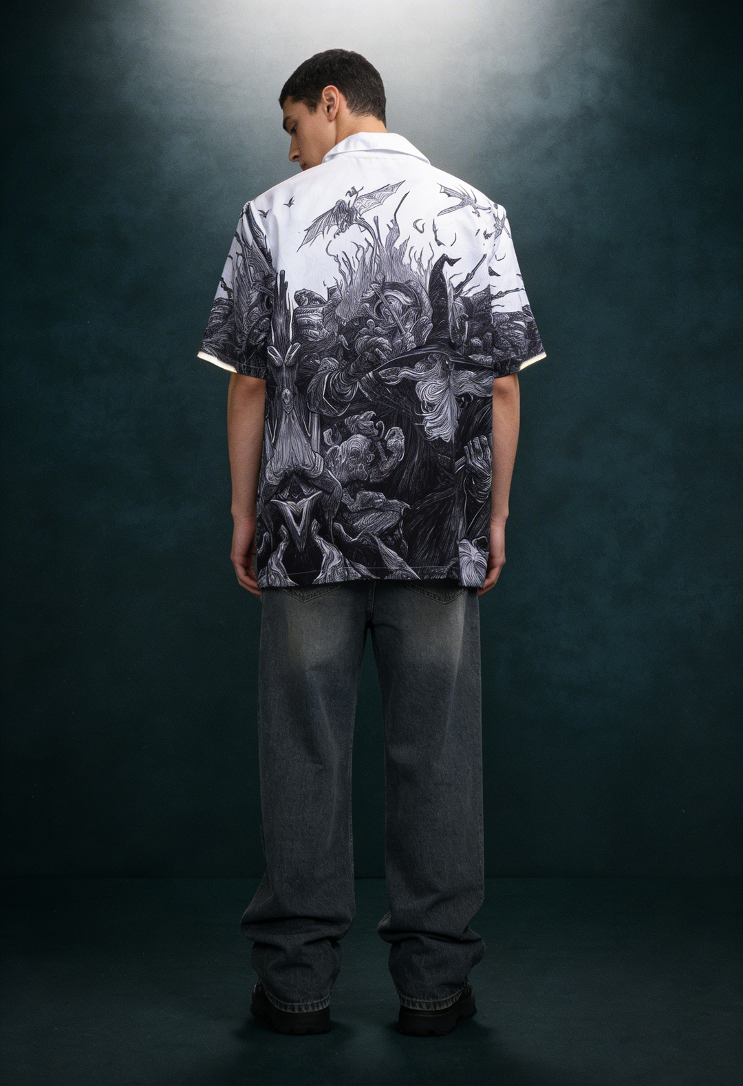 Ravencloak - Cuban Collar Shirt #285
