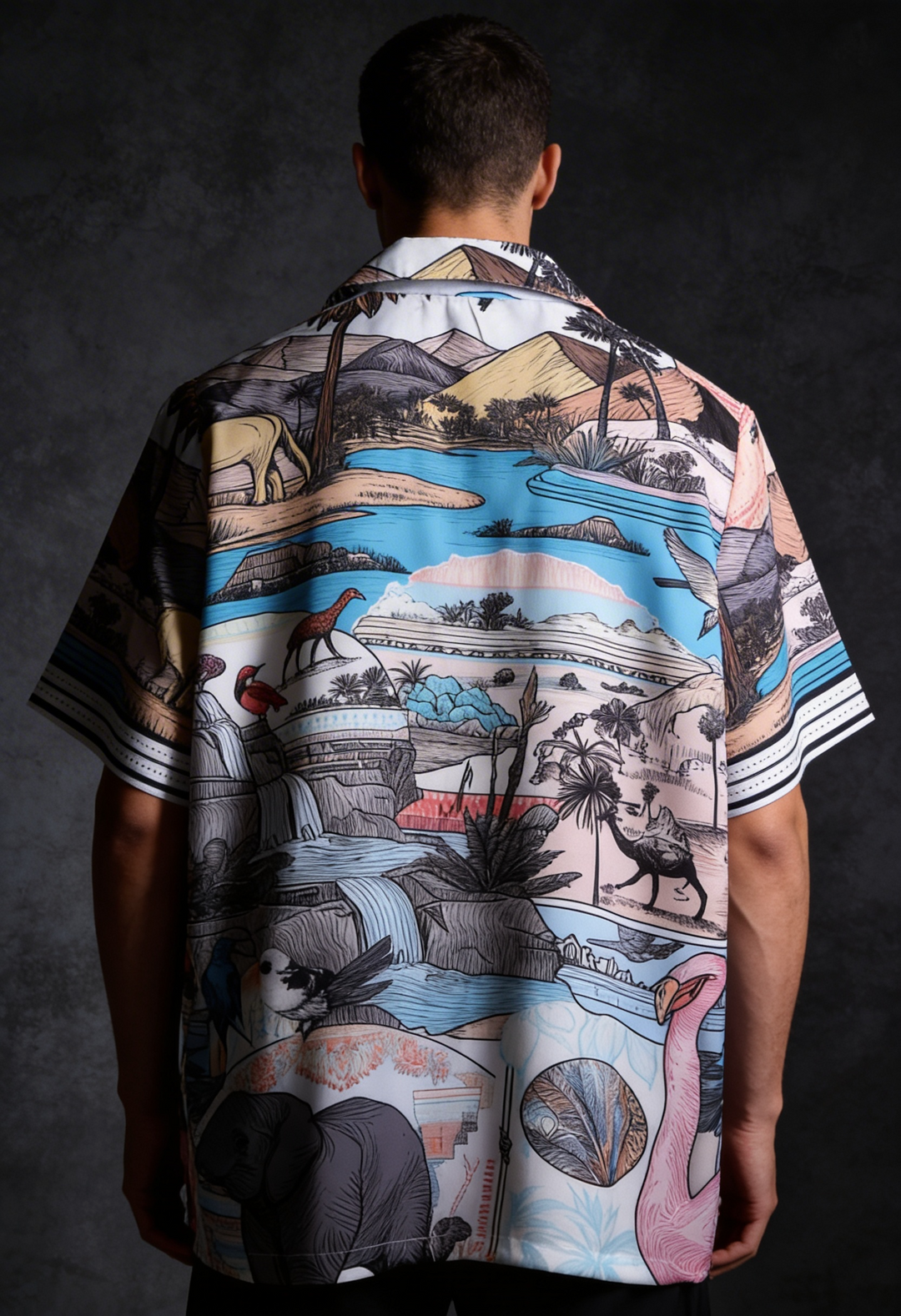 Savanna - Cuban Collar Shirt #284