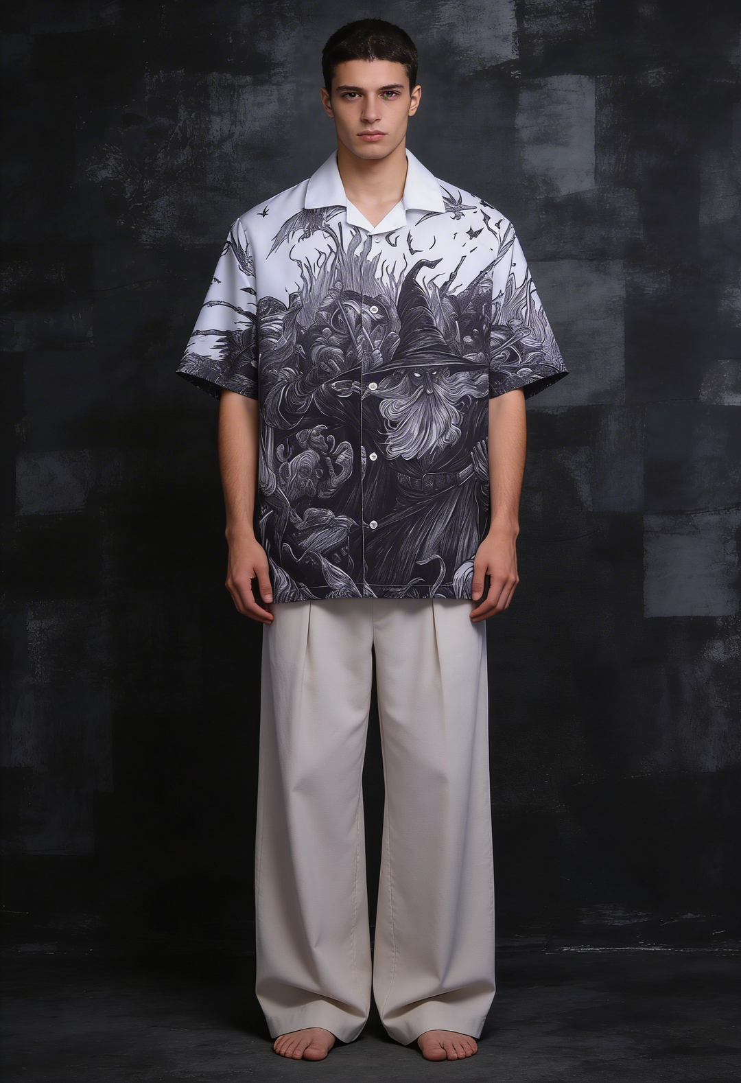 Ravencloak - Cuban Collar Shirt #285